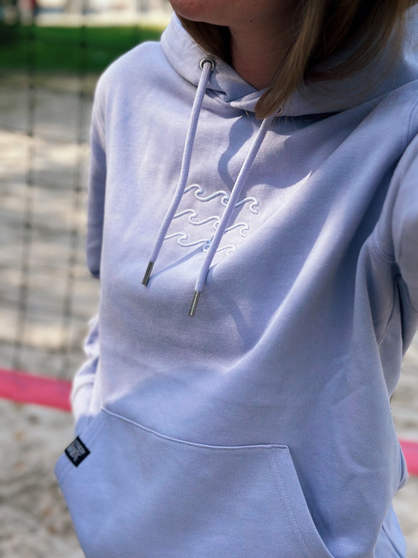 Hoodie 'Wellen' - Lavendel