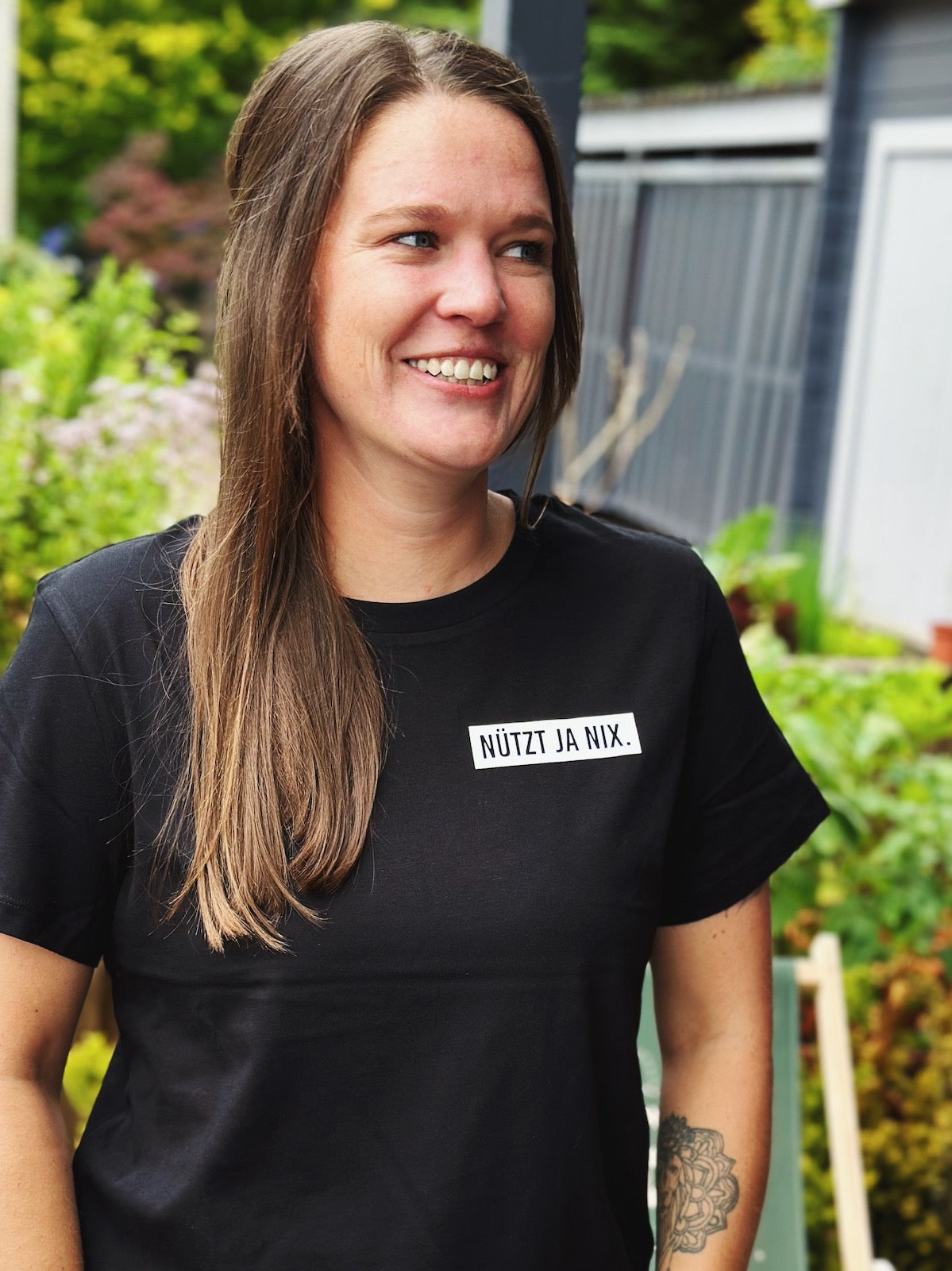 Mädels Shirt 'Nützt ja nix'
