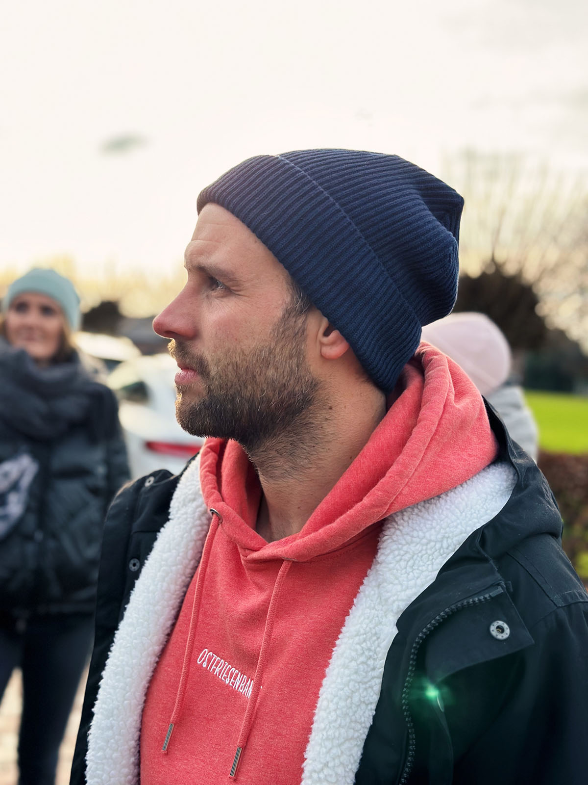 Ostfriesenbande Fischermütze / Beanie in dunkelblau