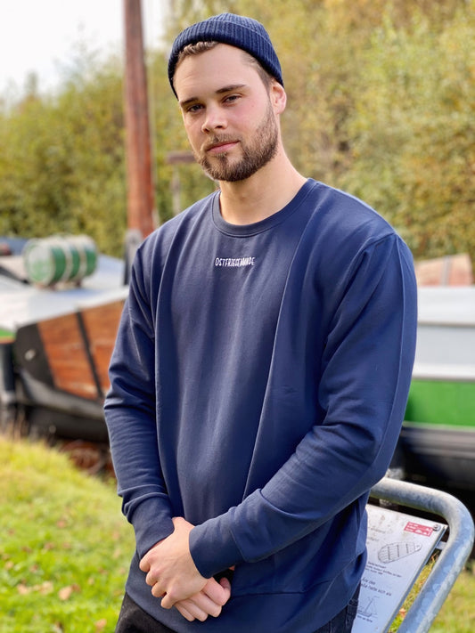 Crewneck Sweater mit Ostfriesenbande Stick für Männer