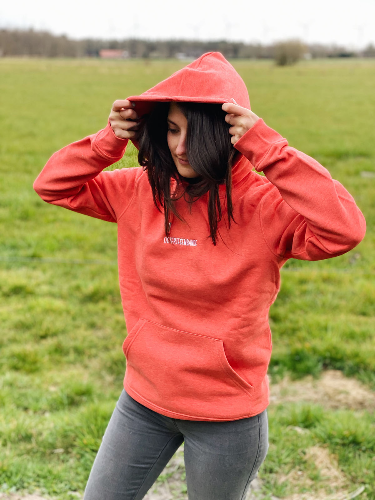 Holzweiler hoodie online terracotta